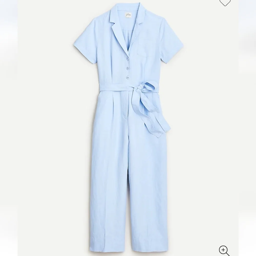 NWT J. Crew Wide-leg jumpsuit in linen blend